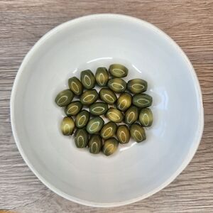 Cats Eye Bead Lot of 25 Cat's Eye Glass Fiber Optic Glass Bead